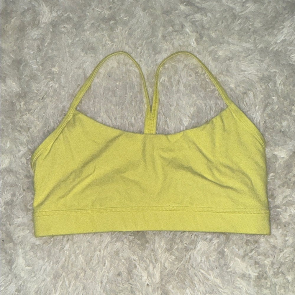 Vibrant Yellow Sports Bra